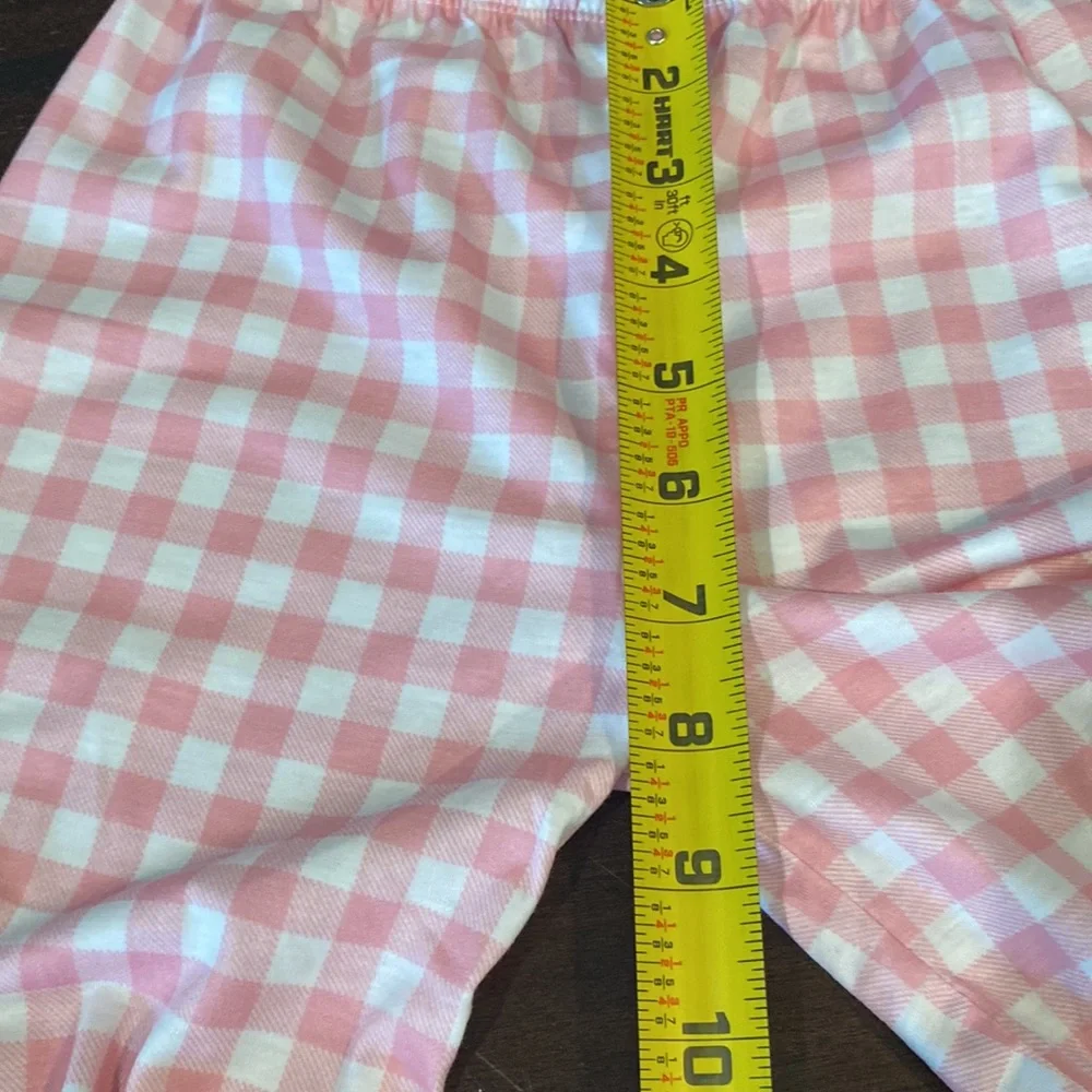 CB Boutique Girls Sz. 6/7 -2pc set Christmas Tree Pink Plaid